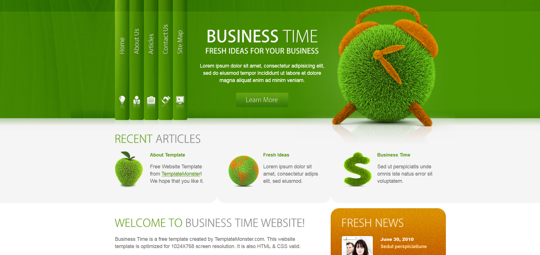 Шаблон сайта Бизнес №158