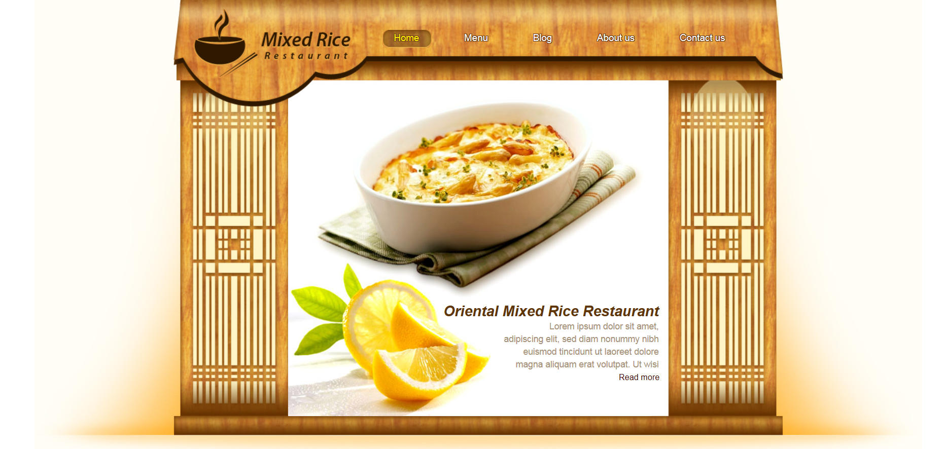 Шаблон сайта Кухня №622