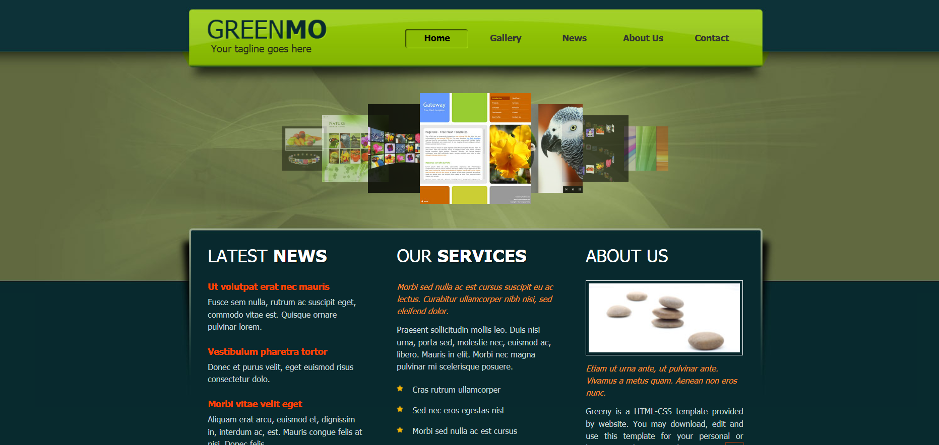 Шаблон сайта Природа №541