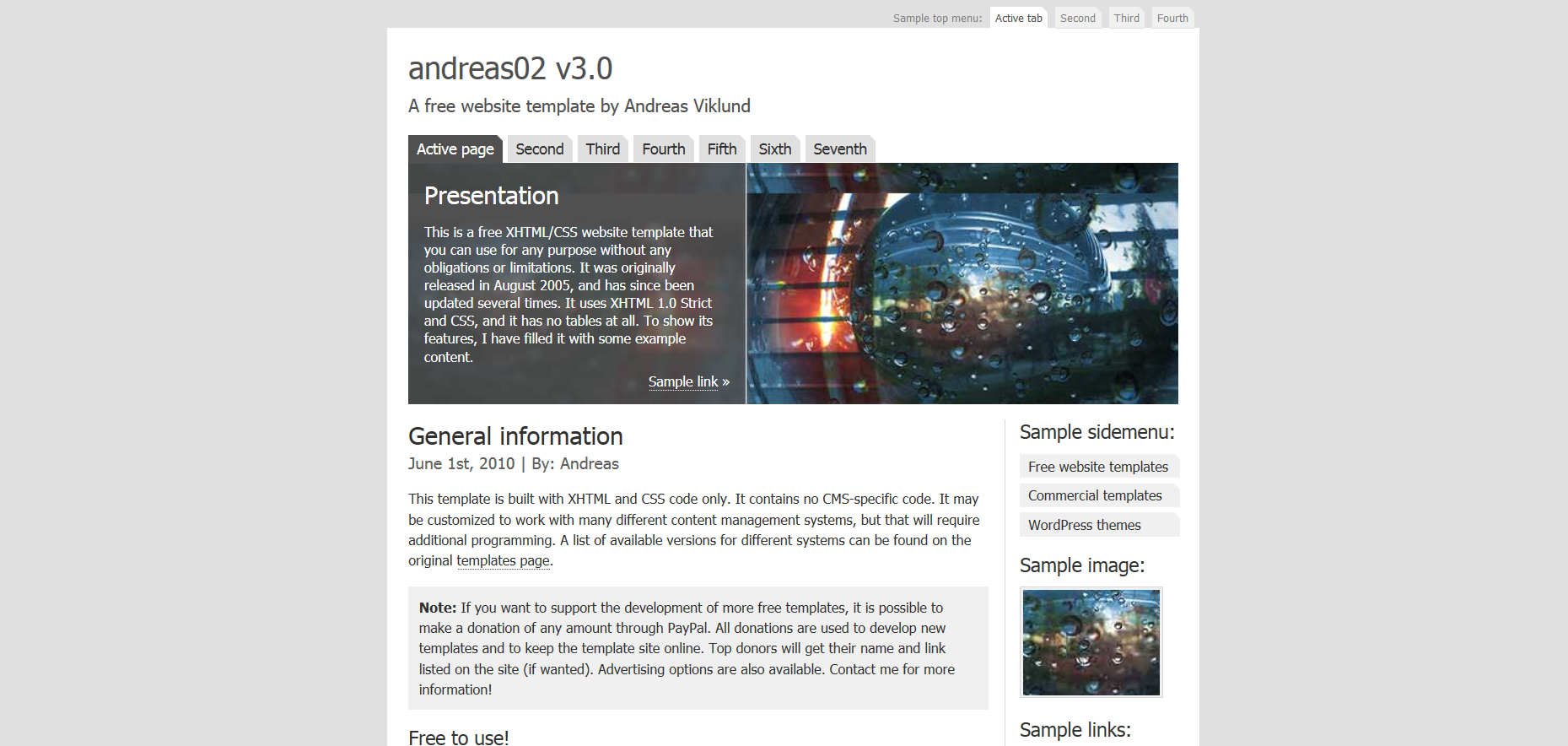 Шаблон сайта Персональные №175