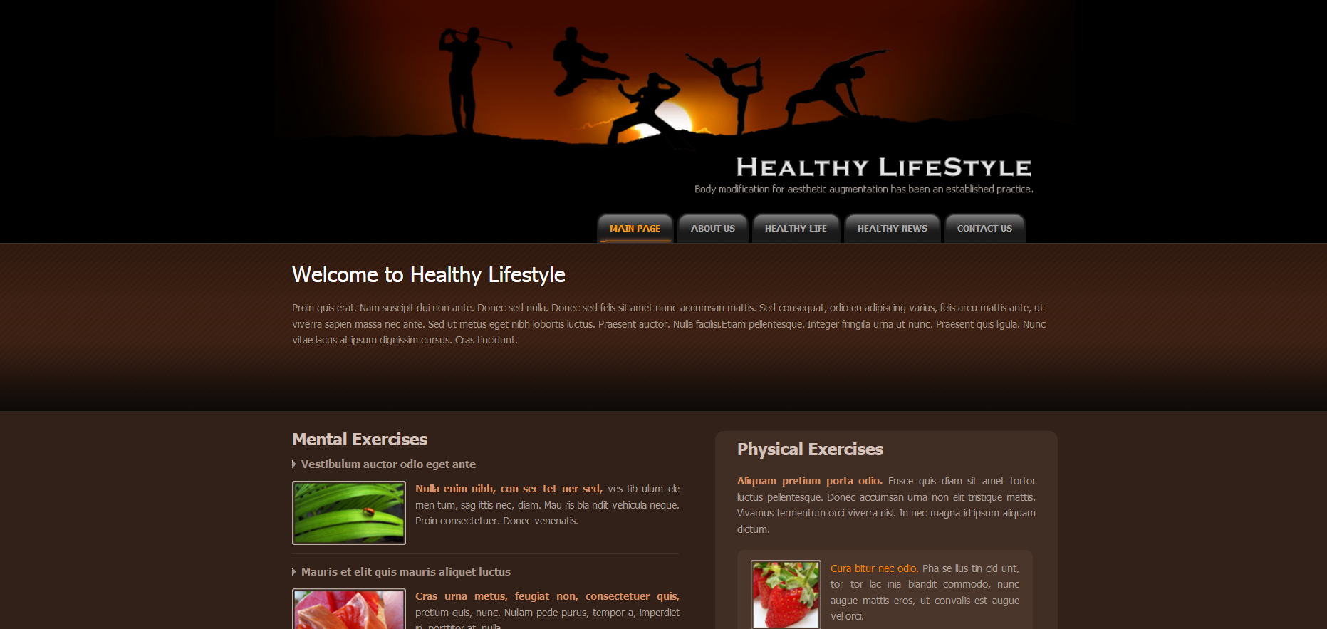 Шаблон сайта Персональные №465