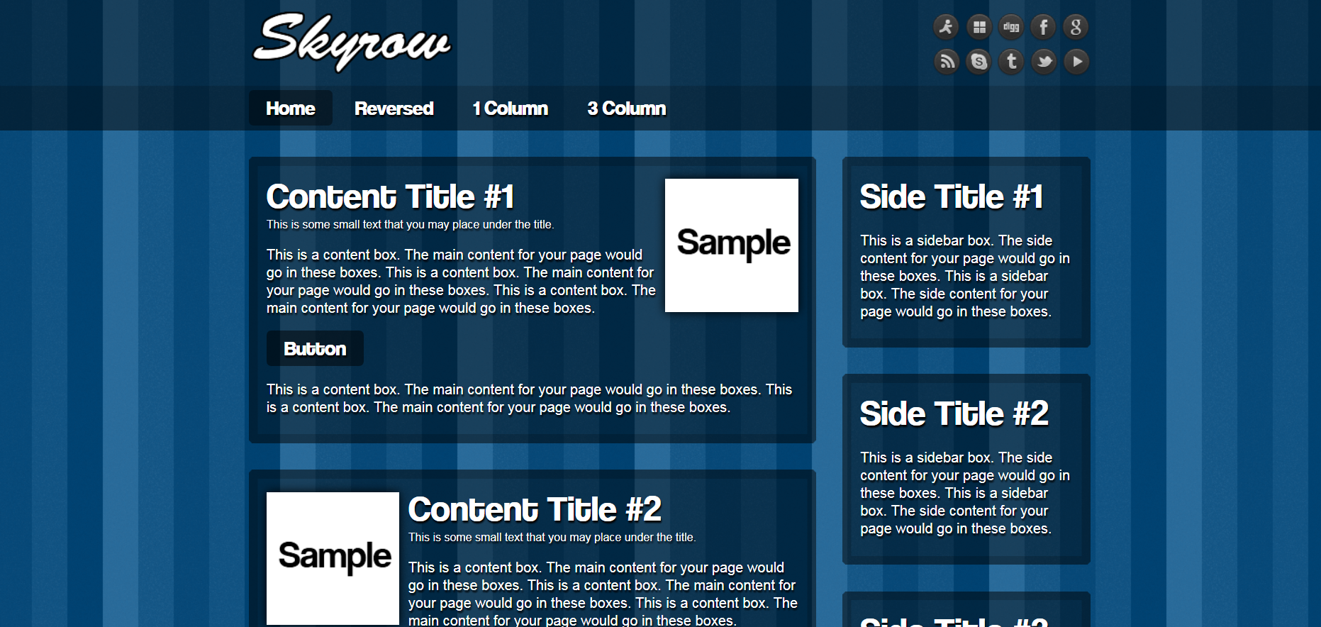 Шаблон сайта Персональные №49